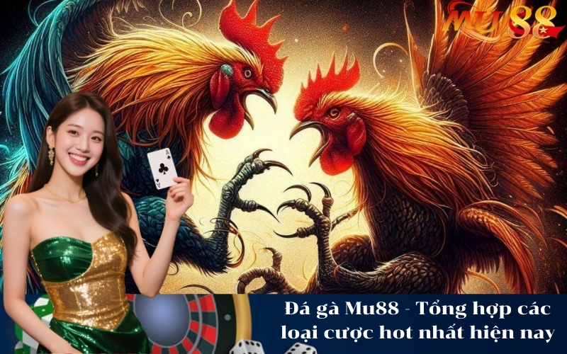 Đá gà Mu88 - Tổng hợp các loại cược hot nhất hiện nay