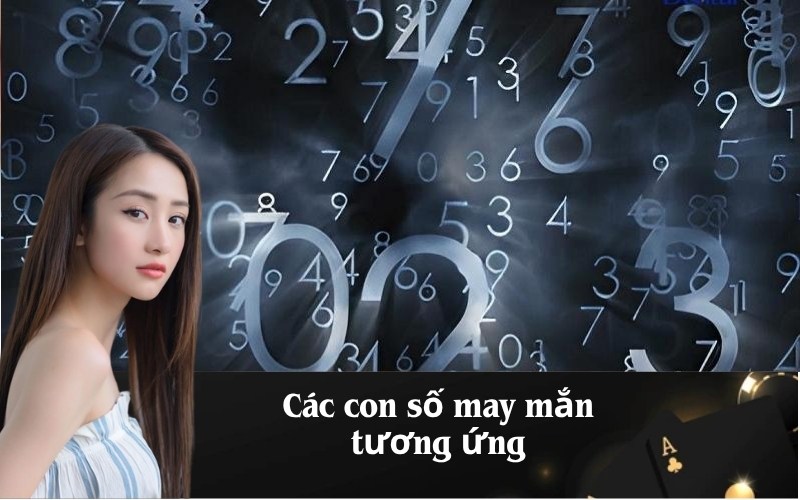 Các con số may mắn tương ứng