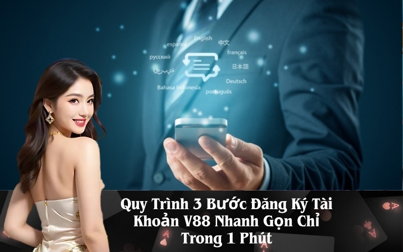 Quy Trình 3 Bước Đăng Ký Tài Khoản V88 Nhanh Gọn Chỉ Trong 1 Phút